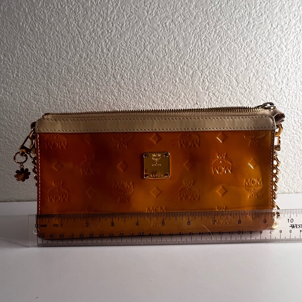 MCM Amber Crossbody Bag with Gold Chain - Picture 5 of 6